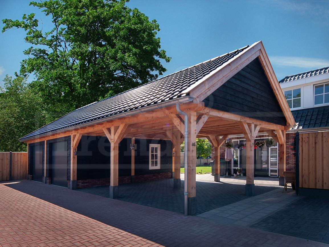 Grote-douglas-houten-zadeldak-xxl-schuur-garage-met-overkapping-carport-groot-6m