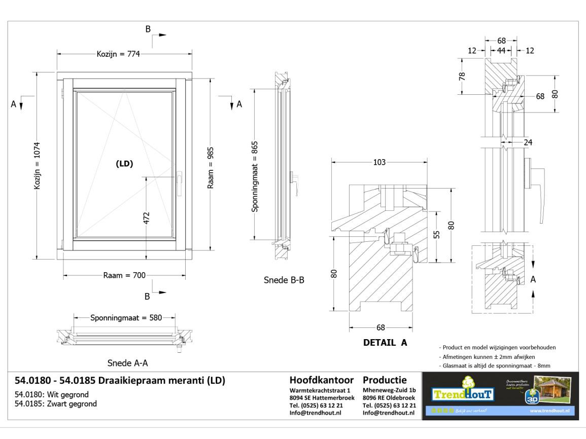 54.0180-54.0185-Draaikiepraam-hardhout-bouwtekening-1