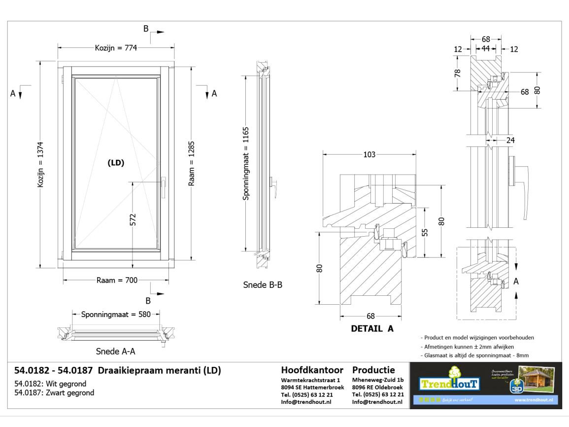 54.0182-54.0187-Draaikiepraam-hardhout-bouwtekening-1