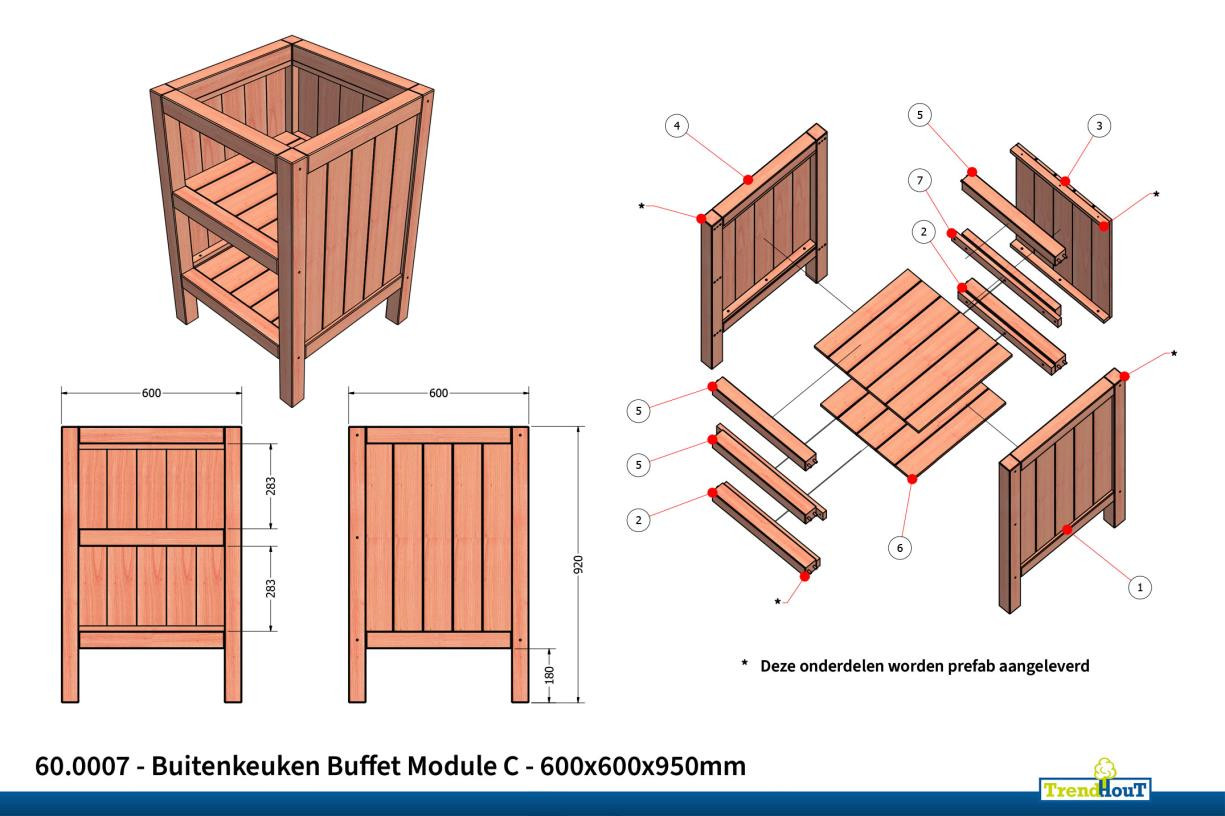 60.0007-douglas-buitenkeuken-montagehandleiding-tekening-BUFFET-C