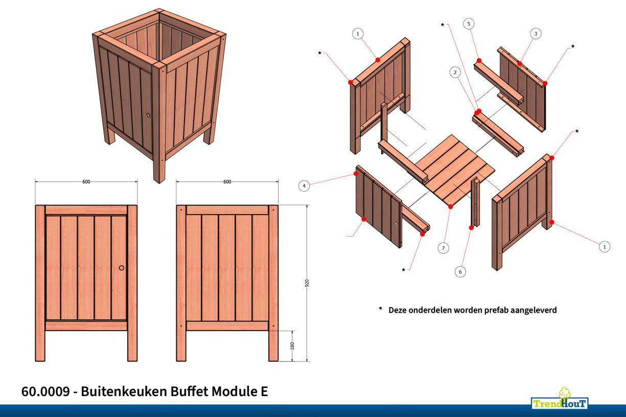 60.0009-douglas-buitenkeuken-montagehandleiding-tekening-BUFFET-E