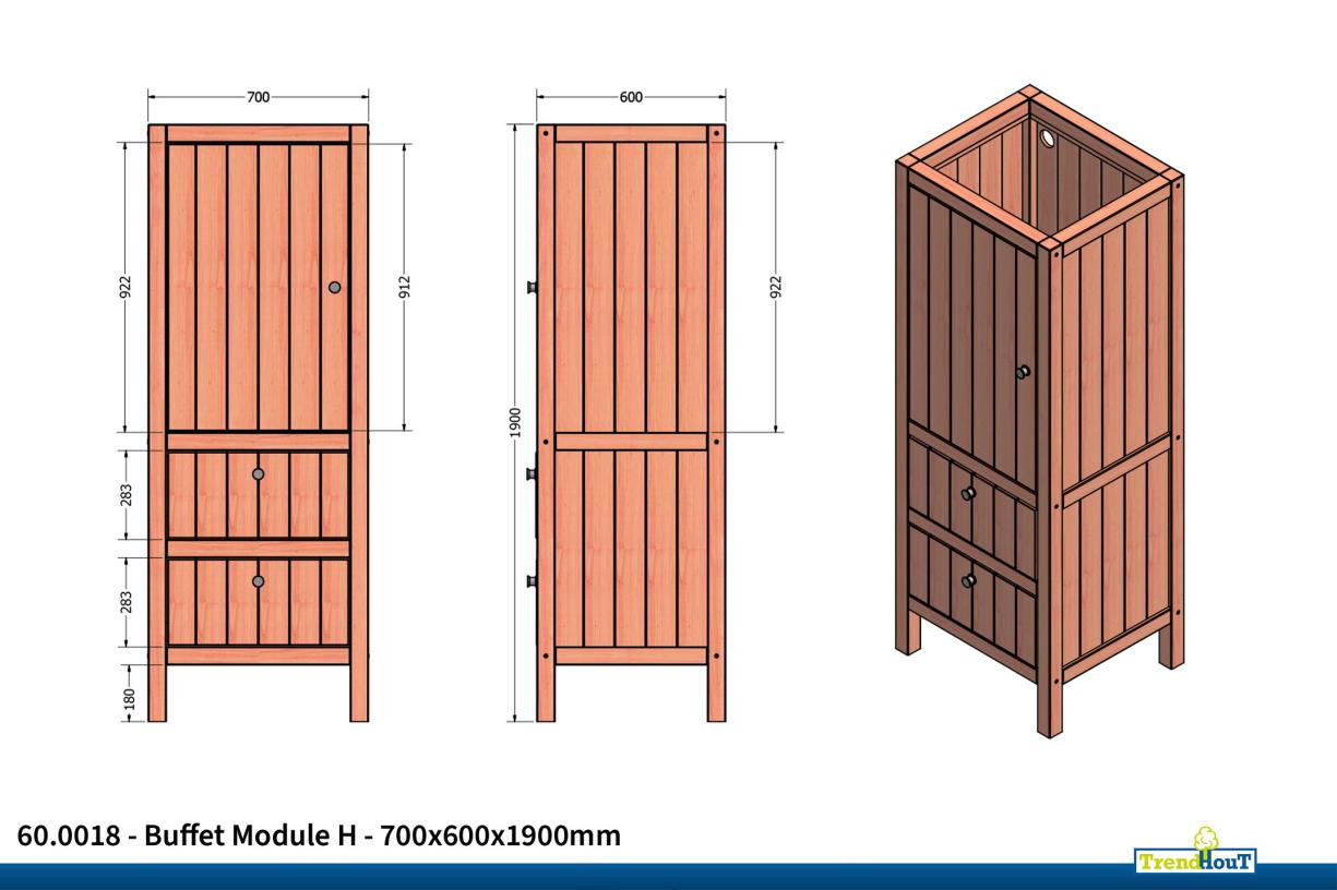 60.0018---Buffet-Module-H---700x600x1900mm