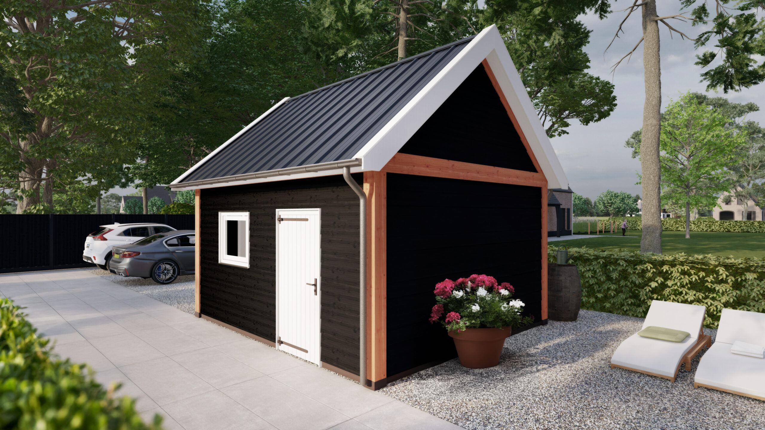 houten-schuur-garage-6x5m-Select-modern-stijl